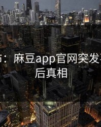 疑云密布：麻豆app官网突发事件的背后真相